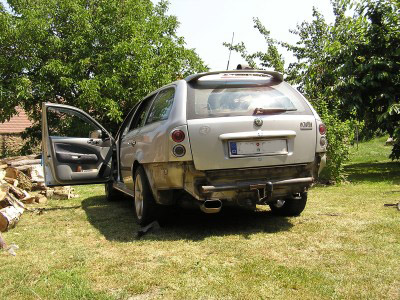Výměna zadního nárazníku za facelift Škoda Octavia 1