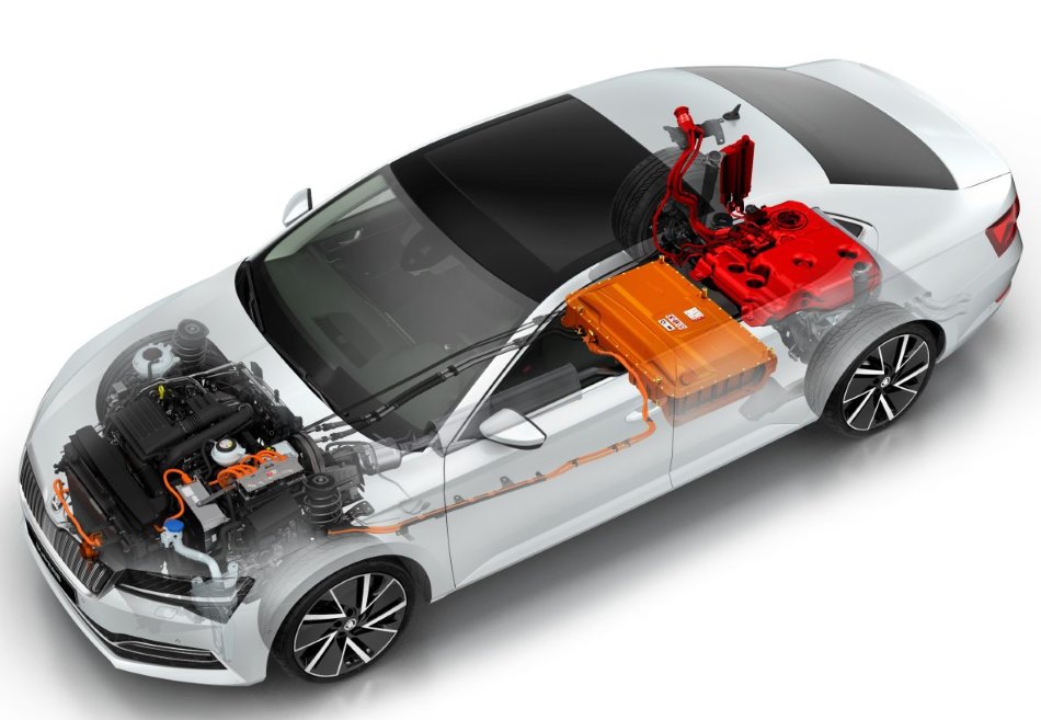 Škoda Superb iV hybrid elektromobil