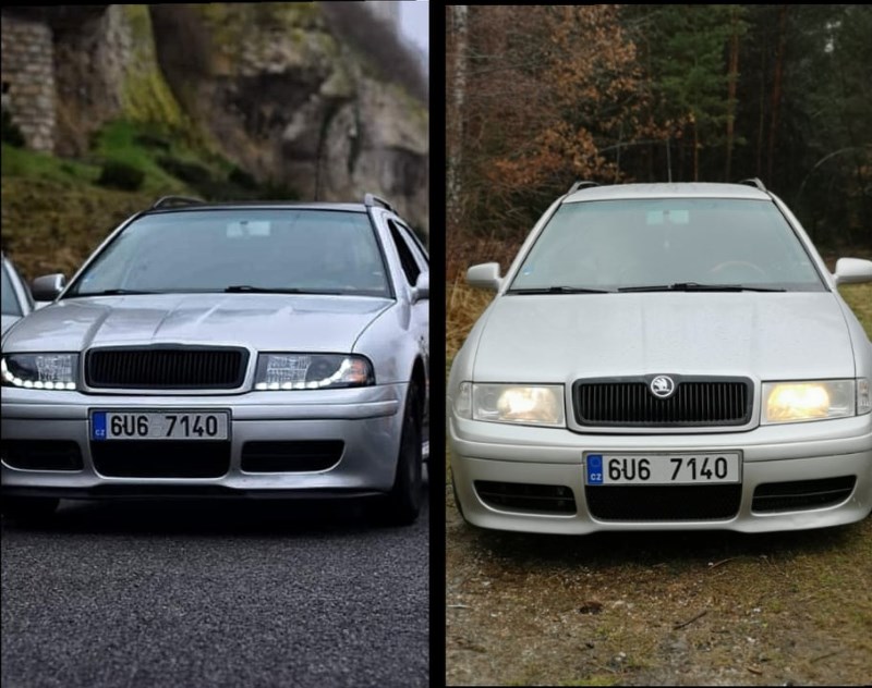 Škoda Octavia 1 před a po úpravě